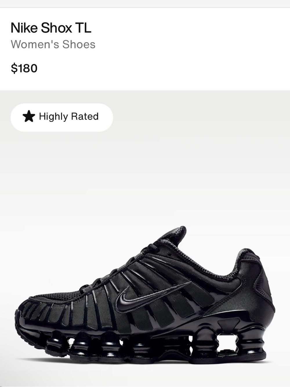Nike Shox TL (women’s shoe)